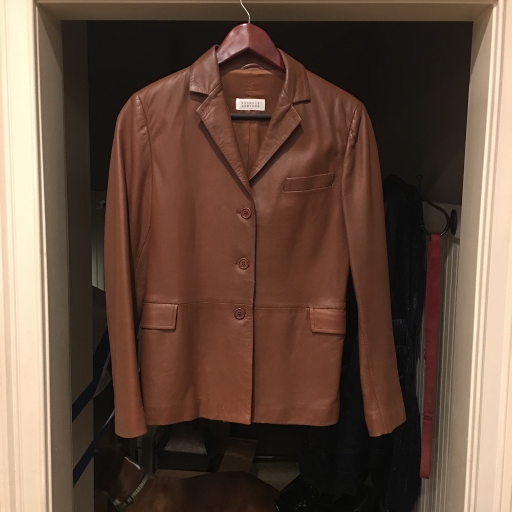 Barney’s New York Leather Jacket